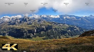 360° Panorama vom Balmeregghorn 2255 m  Urner Alpen 🇨🇭 [upl. by Betty]