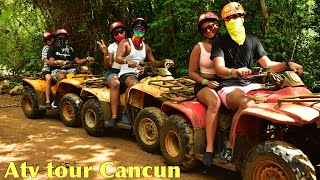 CANCUN Mexicoatv ridezip linecenote Day 3 2020 vlog [upl. by Adnilemreh]