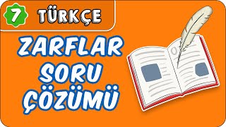 Zarflar Soru Çözümü  7 Sınıf Türkçe evokul Kampı [upl. by Vernita]