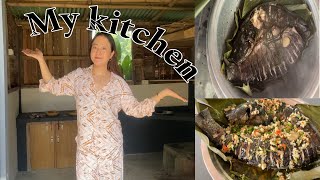 Introducing my YouTube kitchen Spicy Steamed catfish amp Rohu Easy recipe Naga lifestyle [upl. by Linette]