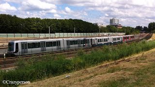 RET Metro Combi Type B in 3 kleuren bij remise sGravenweg Rotterdam met SG2 op de achtergrond [upl. by Ssyla]