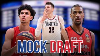 UPDATED Full FirstRound 2024 NBA Mock Draft [upl. by Yrrad]