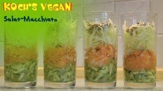 veganer Salat  Macchiato  Salat Rezepte  vegane Rezepte von Kochs vegan [upl. by Idnim]