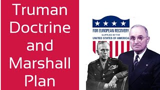 Truman Doctrine and Marshall Plan  Cold War History  UPSC  JNU  SAU  NET JRF [upl. by Kei]