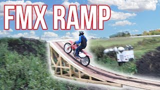 WE BUILT OUR OWN FMX RAMP [upl. by Elkin6]