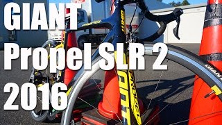 GIANT Propel SLR 2 2016に乗ってみた [upl. by Anyer907]