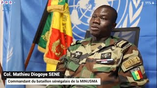 Jambaars Yi  Minusma casques bleus du contingent sénégalais avec le colonel Mathieu Diogoye SENE [upl. by Aneliram716]