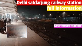 safdarjung railway station redevelopment सफदरजंग रेलवे स्टेशन  delhi vlogvideo railwaystation [upl. by Dodwell]