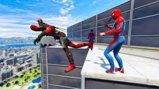 GTA V SpiderMan amp venom Color Minions Short gtav shortfeed venom [upl. by Tonina]