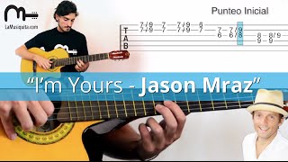 I am Yours Guitarra Acordes Como tocar I am Yours  Jason Mraz en Guitarra [upl. by Eelynnhoj297]