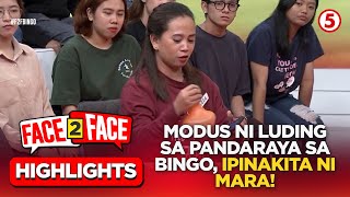 Modus ni Luding sa pandaraya sa BINGO binuking ni Mara  Face 2 Face [upl. by Assirat610]