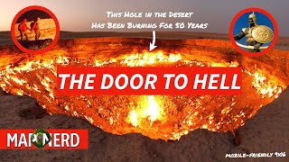 Darvaza Gas Crater The Door To Hell [upl. by Ytirahc]