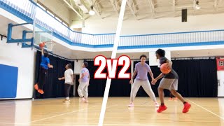 Competitive 2v2 Basketball Matchup… MUST WATCH￼ [upl. by Dorreg]