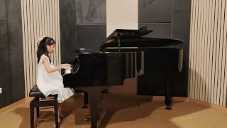 Janice Abigail KesumaOpen Category Age 7 and 8  Kindergarten BluesEUROASIA Malaysian Piano [upl. by Nilrah]