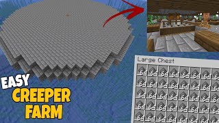 Snow Golem Madness Easy Creeper Farming in Minecraft [upl. by Ruthe593]