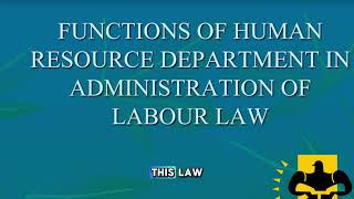 Chapter 1 Introduction to Labor Law [upl. by Yerfdog621]