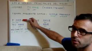 INGLES 6 El Verbo TO HAVE en ingles habertener [upl. by Bathsheb]