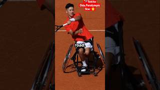 quotUnstoppable Courage Odas Inspiring Journey in Wheelchair Tennis at the Paris 2024 Paralympicsquot [upl. by Jarvey480]