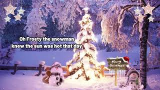 Frosty the Snowman  CoverKaraoke Lyrics amp Animation [upl. by Amersham271]