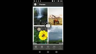 Video Collage with PicPlayPost on Android [upl. by Nomit871]