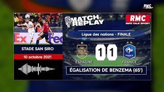 France 21 Espagne  Le goal replay de la victoire renversante des Bleus avec les comm de RMC [upl. by Unni478]