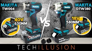 ðŸ”¥WELCHER IST BESSER Makita 18V vs 40V Akku SchlagschrauberðŸ˜±  Makita DTW300Z vs TW004GZ [upl. by Teeter703]