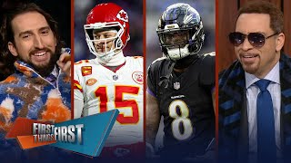 Ravens host Chiefs in AFC Championship Game whos wins the FTF Bowl  NFL  FIRST THINGS FIRST [upl. by Staten]