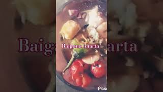 Baigana bharta food trendingshots recipe [upl. by Gerta]