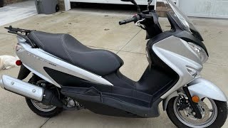 Suzuki Burgman 200 300 Mile Owners Review [upl. by Munson]