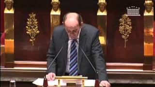 Discours de Daniel Fasquelle à lAssemblée Nationale contre le Mariage Pour Tous 300113 [upl. by Scottie]