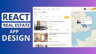 React Real Estate App UI Design Tutorial for Beginners [upl. by Yerxa987]