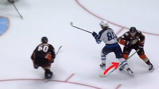 Mark Scheifele Drops The Gloves With Ryan Strome After Strome Knee On Knee With Kyle Connor [upl. by Donnenfeld]