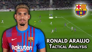 How GOOD is Ronald Araujo ● Tactical Analysis  Skills HD [upl. by Leirrad]