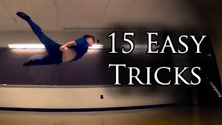 15 EASY Tricks  Beginner Tricking Tutorial [upl. by Carolann]