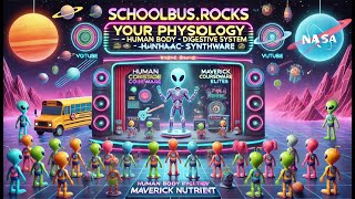 SchoolBusRocks Your Physiology  GEN Human Body Digestive System Synthwave Maverick Stomach  ATG [upl. by Denver]