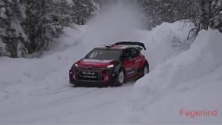 Kris Meeke test for Rally Sweden 2018 [upl. by Noxin]