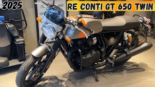 2025 Royal Enfield Continental GT 650 Twin Apex Grey Color Detailed Review [upl. by Antoine593]