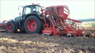 Wintergerste sähen mit Fendt vario 716 [upl. by Nnael]