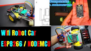 Building a WiFiEnabled RC Car with NodeMCU ESP8266 2024 [upl. by Adne]