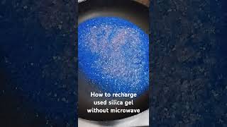 How to recharge used silica gel in 5 minutes music handmadeartist resin diy resin art [upl. by Kiel]