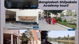 Bangladesh Shilpakala Academy tour  National Art Gallery tour How to go to Shilpakala Academy [upl. by Atinhoj498]