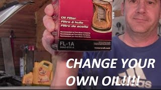 OIL CHANGE HOW TO  1994 F150 302 [upl. by Hadley]