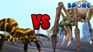 Titanus Scylla vs Kumonga  Titan Arena S1E8  SPORE [upl. by Reena]