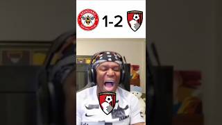 Bournemouth VS Brentford football shorts soccer epl [upl. by Vitus668]