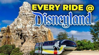 Every ride at Disneyland [upl. by Eelak]