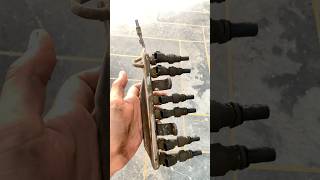 Fuel Injectors Before and After Cleaning fuelinjector fuelefficiency [upl. by Curt876]