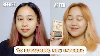 IMPLORA PUNYA BLEACHING RAMBUT  Cuma 10 ribu bisa cat rambut pirang  rinasafitri [upl. by Suzzy937]