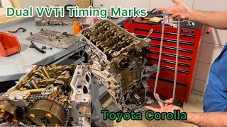 Toyota Corolla Engine Timing Marks [upl. by Downs]