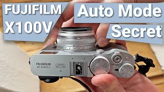 Fujifilm x100v auto mode How to enable it on the camera [upl. by Erskine711]