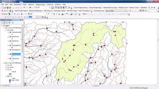 Watershed Delineation in GIS Very Easy Method [upl. by Areit]